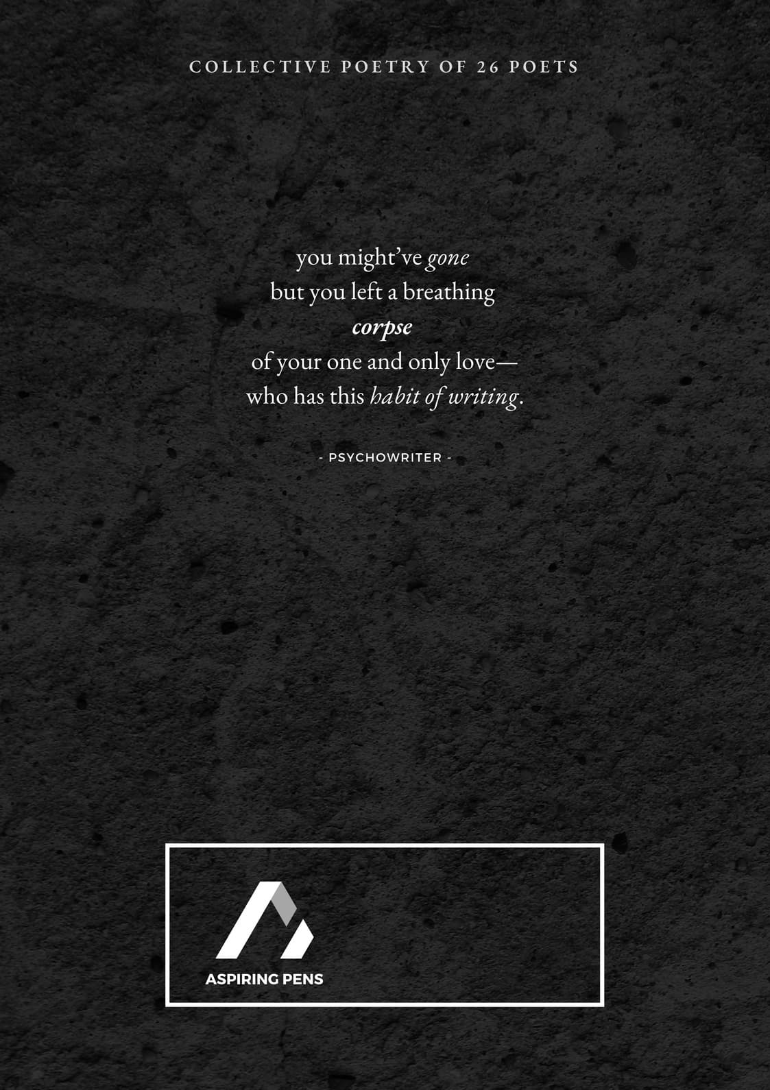 Black Book of Poems II — back cover