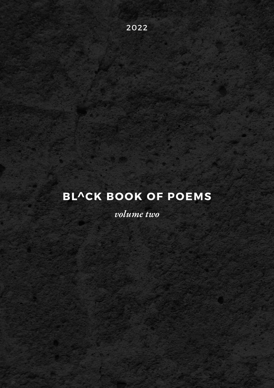 Black Book of Poems II — cover