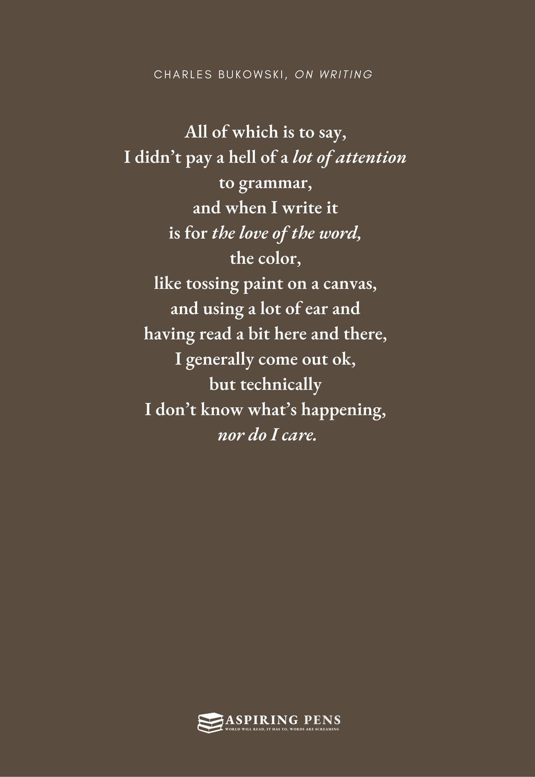 Modern Book of Poetry II - back cover