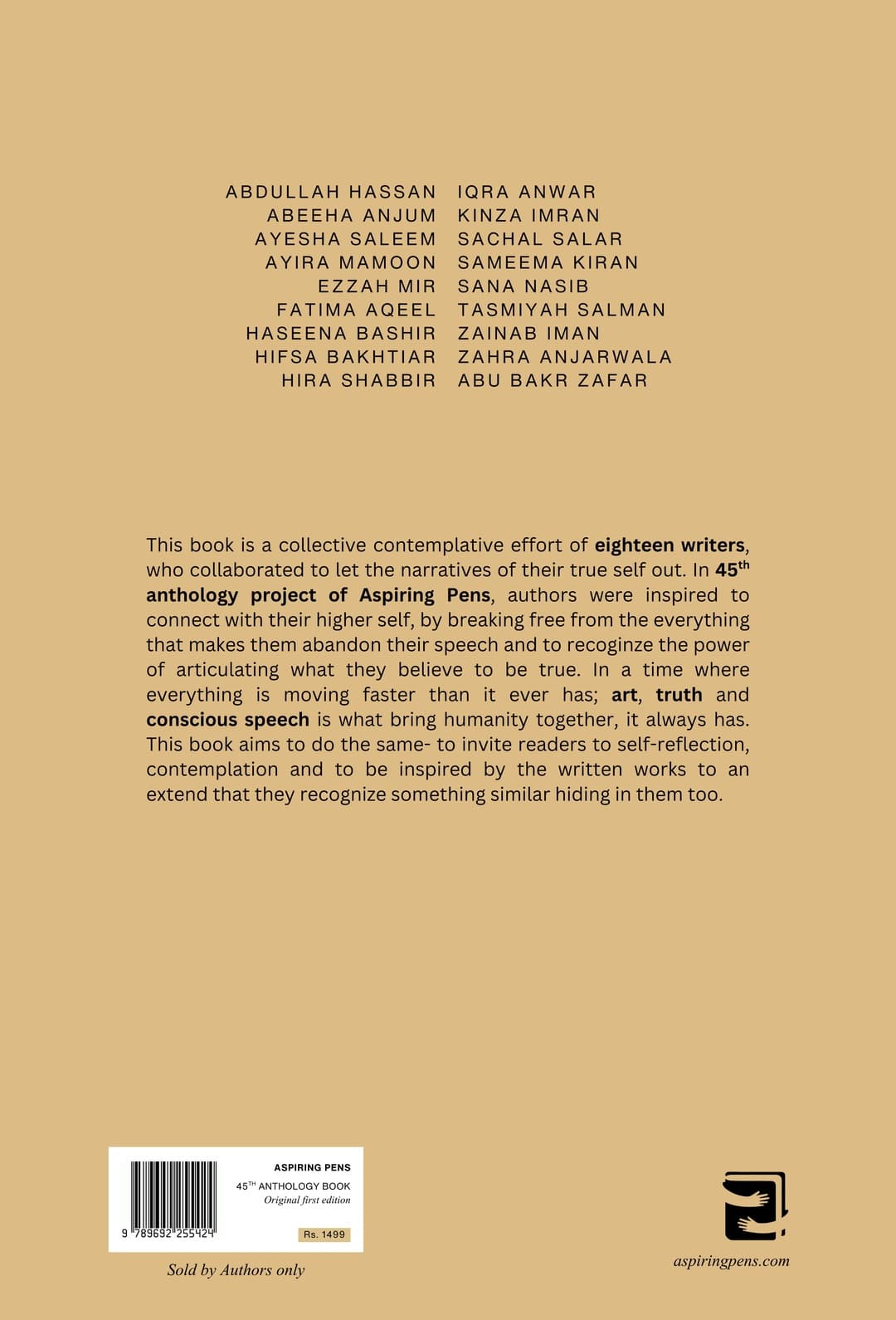 Unchained Conscience - back cover