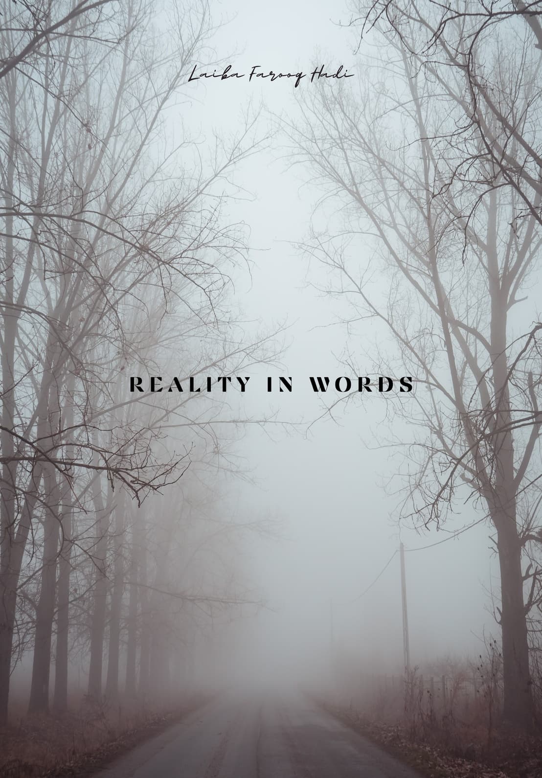 Reality in Words by Laiba Farooq Hadi — cover