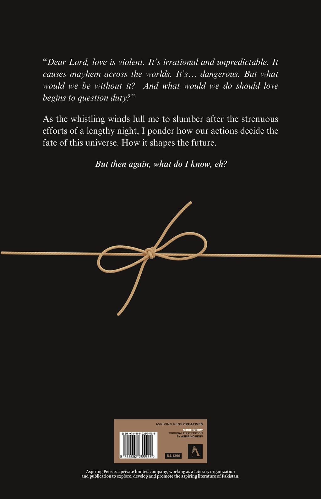 Vows Unbroken - back cover